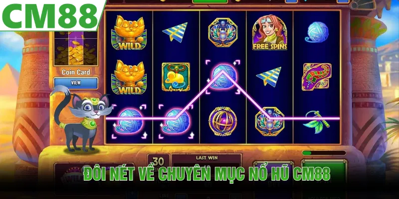 Nổ hũ CM88 nổi bật với kho game hơn 300 sản phẩm hấp dẫn